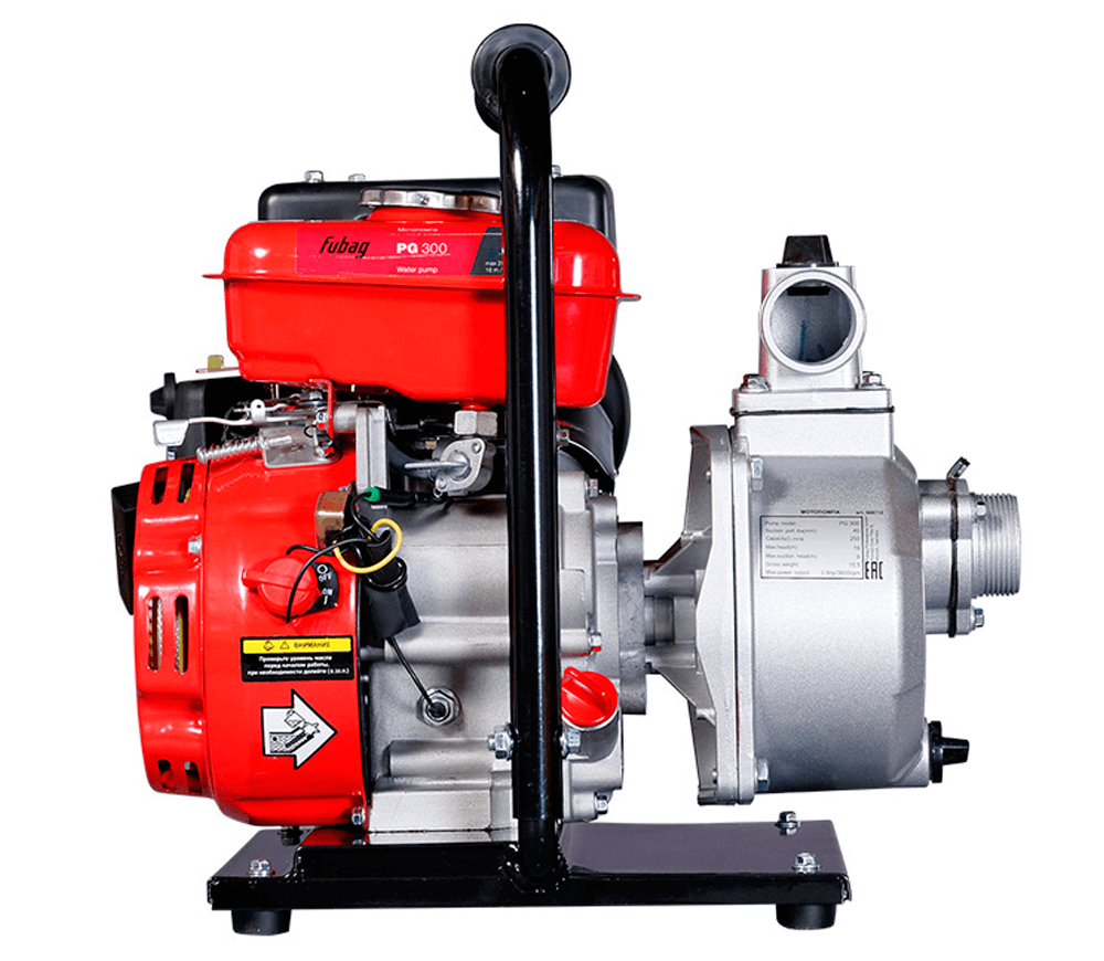 Motopompă cu benzină FUBAG PG 300T 15000l/h 1.2cp photo 0