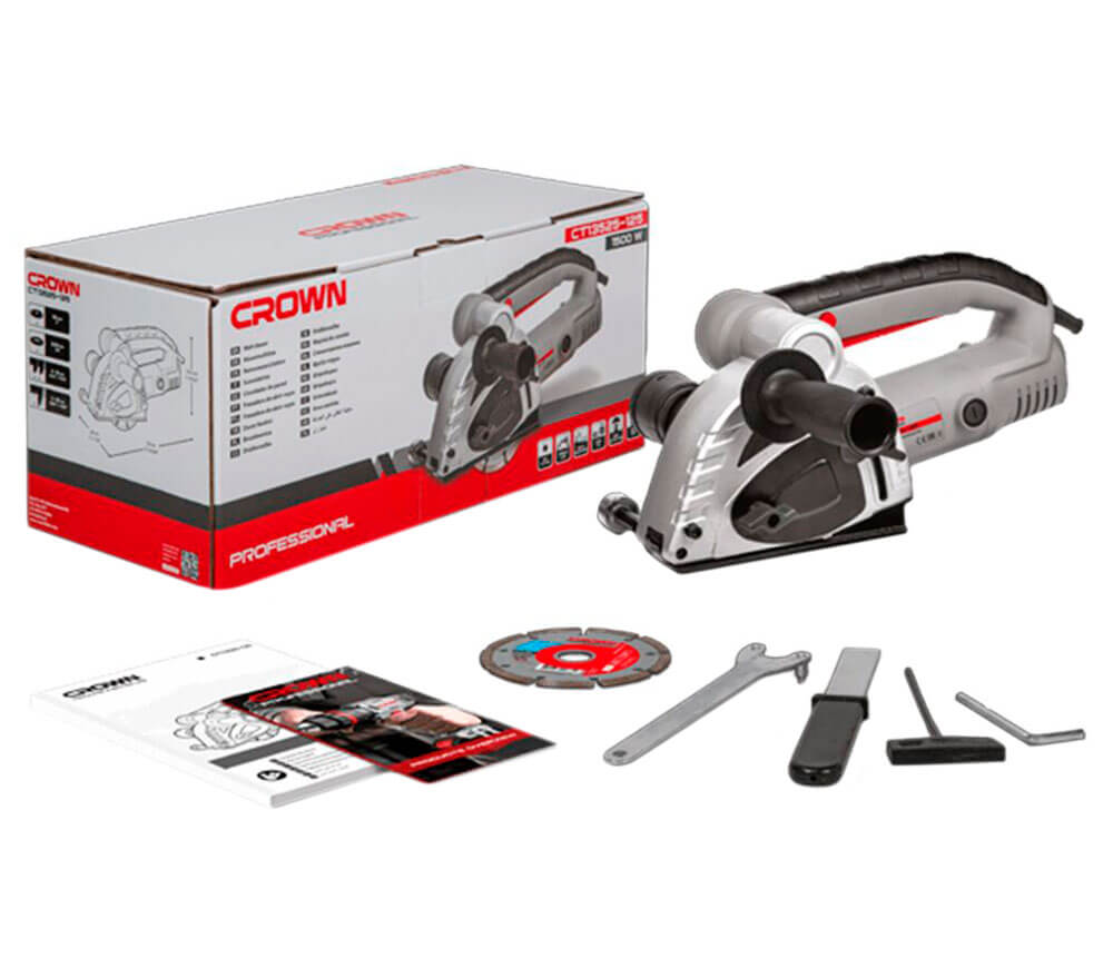Mașină de tăiat canale CROWN CT13525-125 1500w photo 0