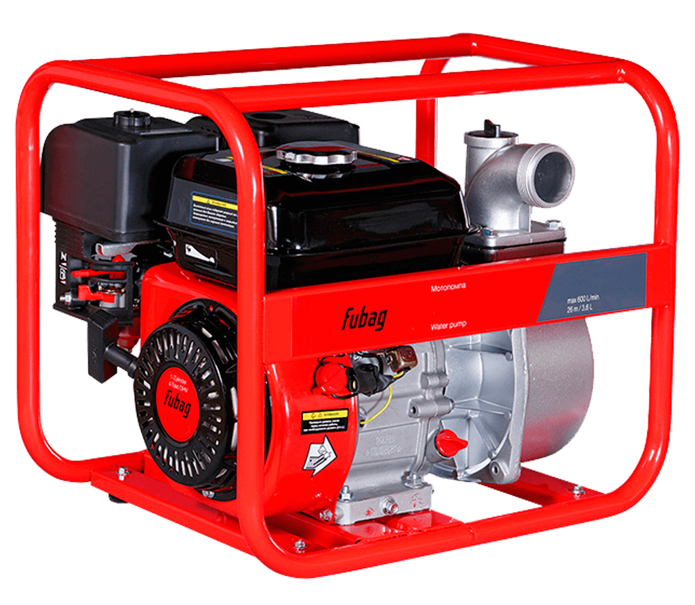 Motopompă cu benzină FUBAG PG 600T 36000l/h 6.5cp photo