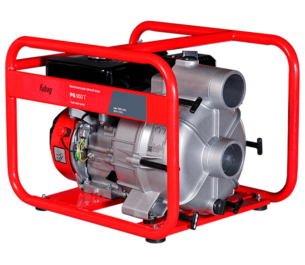 Мотопомпа бензиновая FUBAG PG 950T 78000л/ч 7лс photo 4