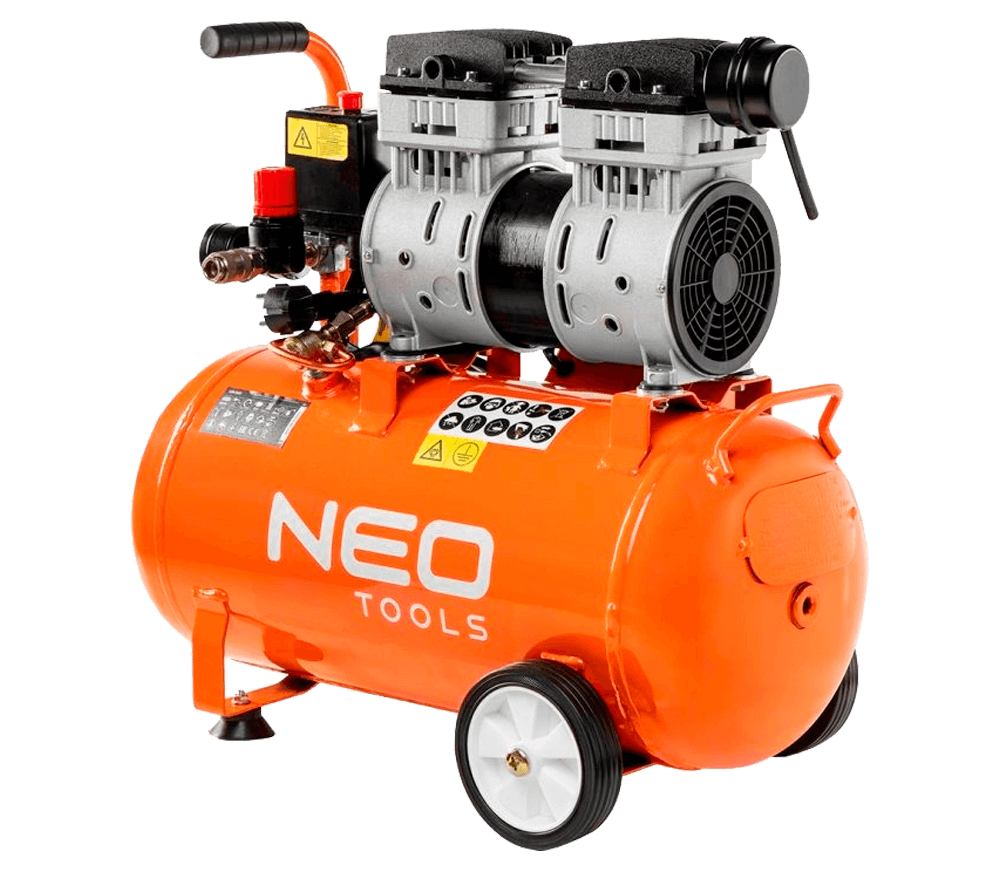 Безмасляный компрессор NEO TOOLS 12K021 125л/мин 24л photo