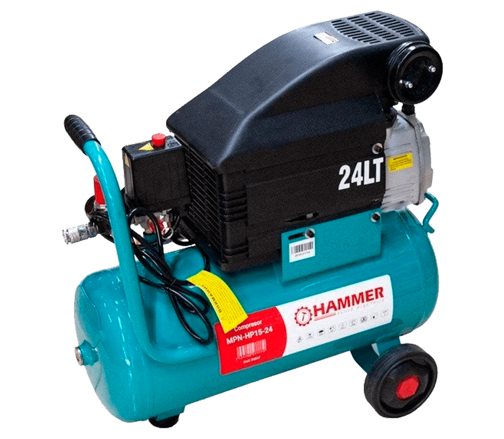 Компрессор HAMMER MPN-HP15-24 206л/мин 24л photo