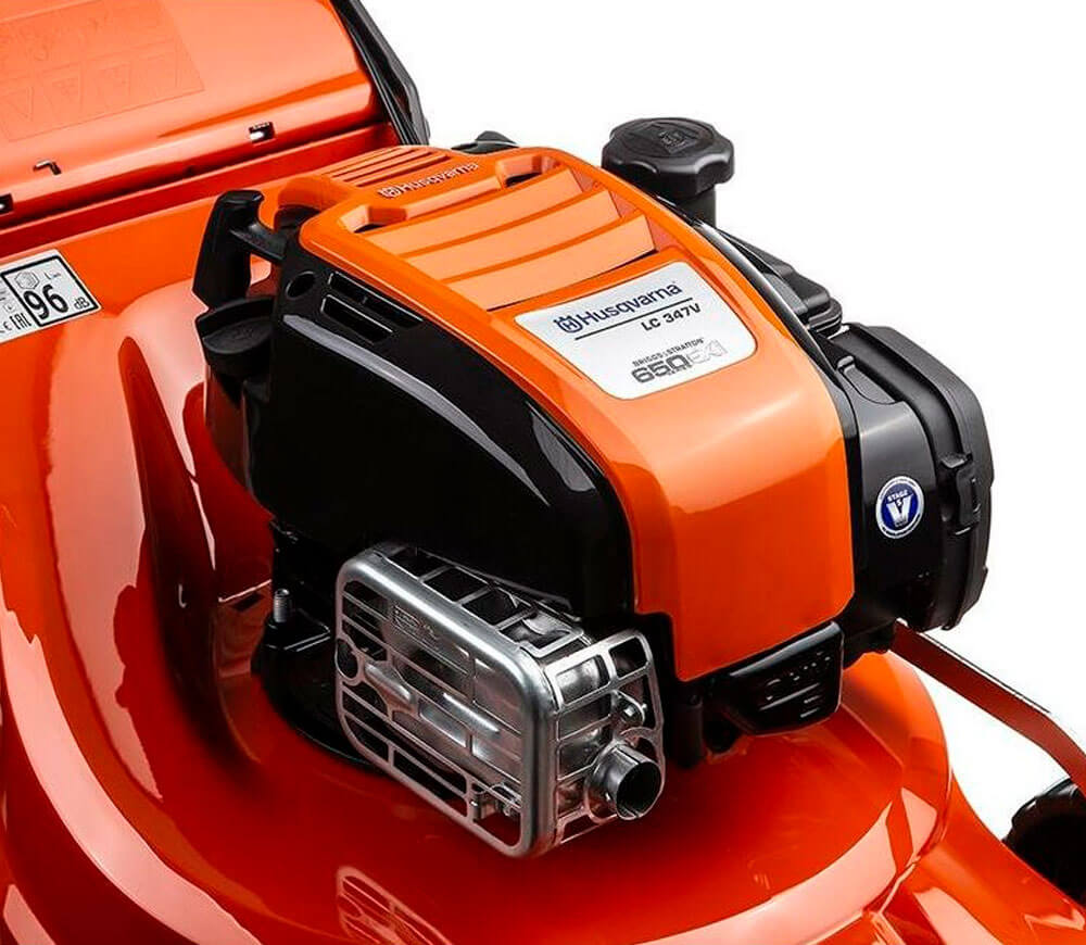 Mașină de tuns gazonul cu benzină Husqvarna LC347V 470mm 3.26cp photo 3