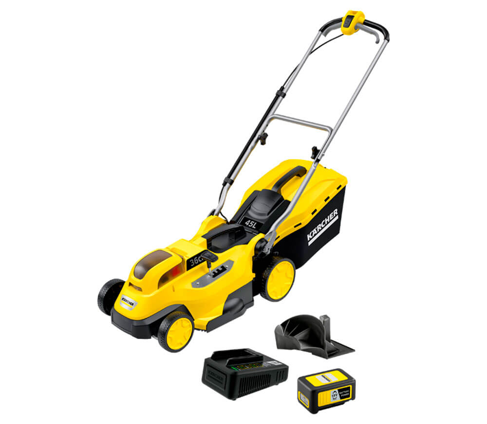 Газонокосилка аккумуляторная KARCHER LMO 18-36 Battery Set 360мм 18В 5Ач photo 0