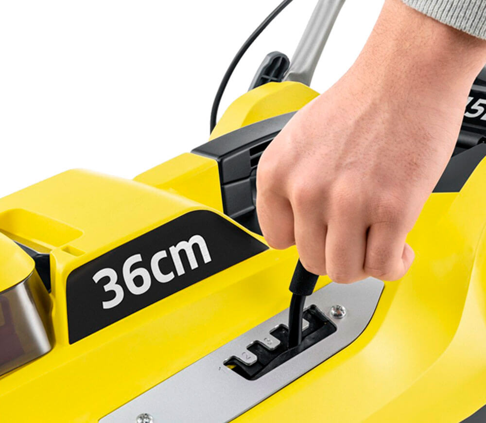 Газонокосилка аккумуляторная KARCHER LMO 18-36 Battery Set 360мм 18В 5Ач photo 3