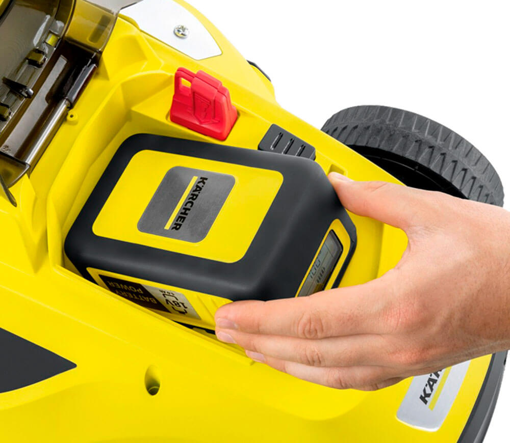 Газонокосилка аккумуляторная KARCHER LMO 18-36 Battery Set 360мм 18В 5Ач photo 4