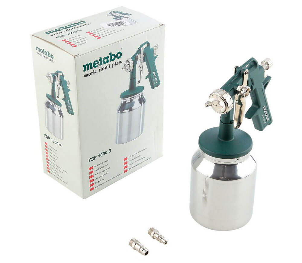 Краскораспылитель пневматический METABO FSP 1000 S 1.5мм 1л 4бар photo 7