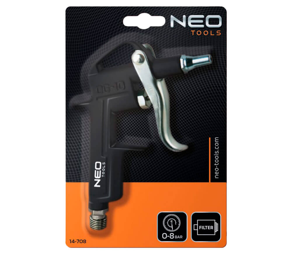 Продувочный пистолет NEO TOOLS 14-708 50мм 8бар photo 2