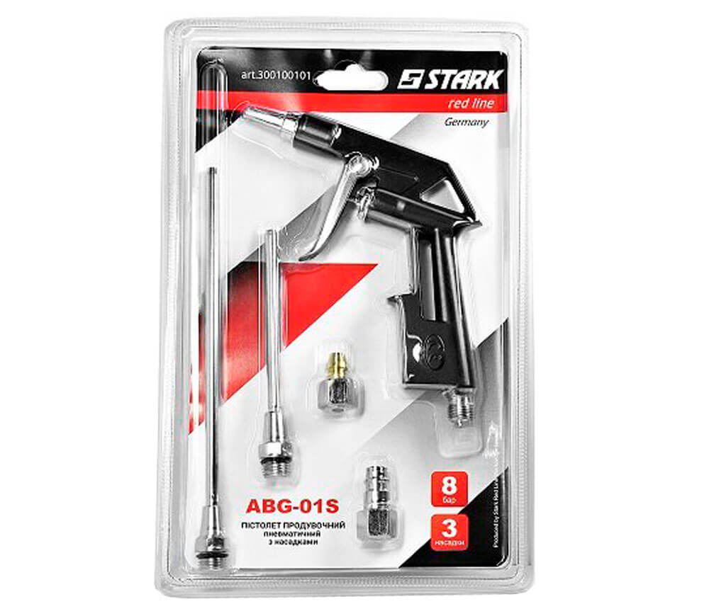 Продувочный пистолет STARK ABG-01S 100-180мм 10бар photo 4
