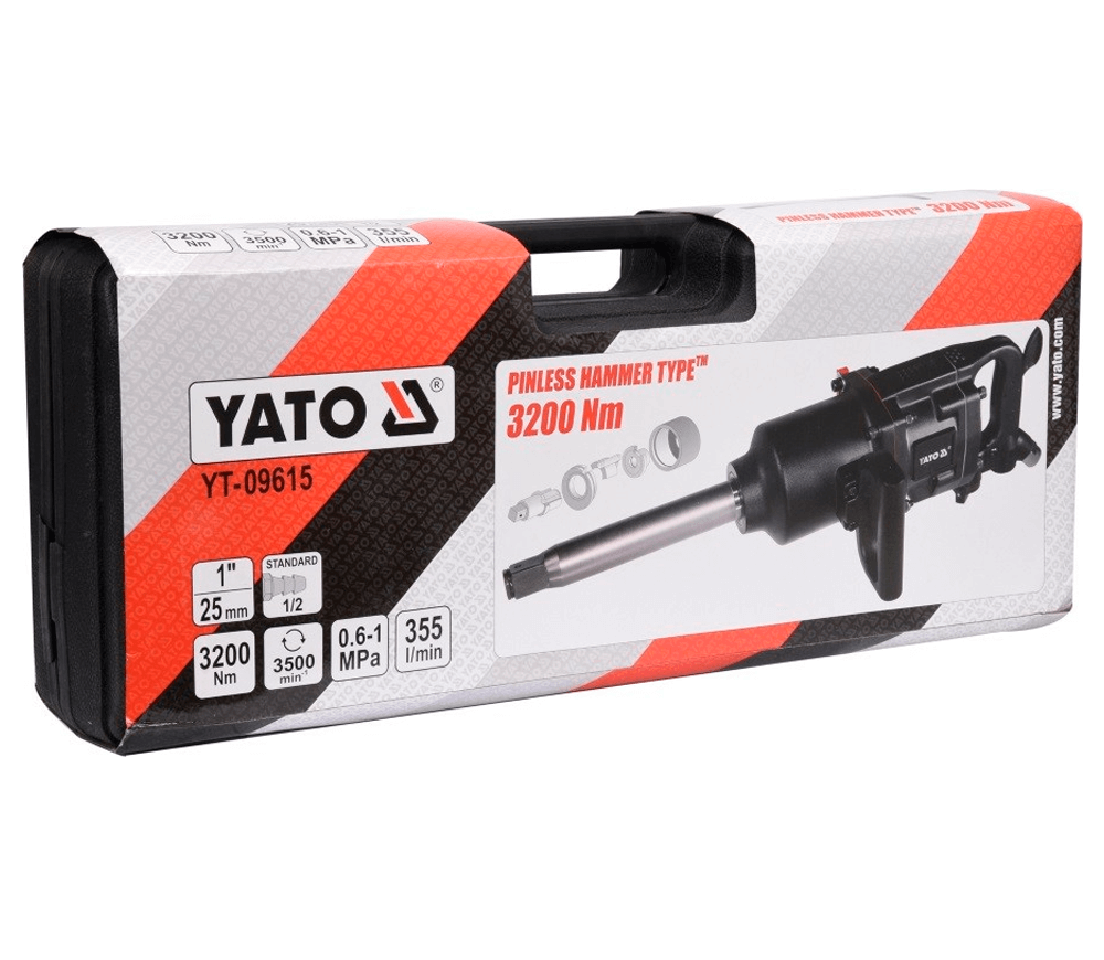 Пневматический ударный гайковерт YATO YT09615 3200Нм 3500об/мин photo 7