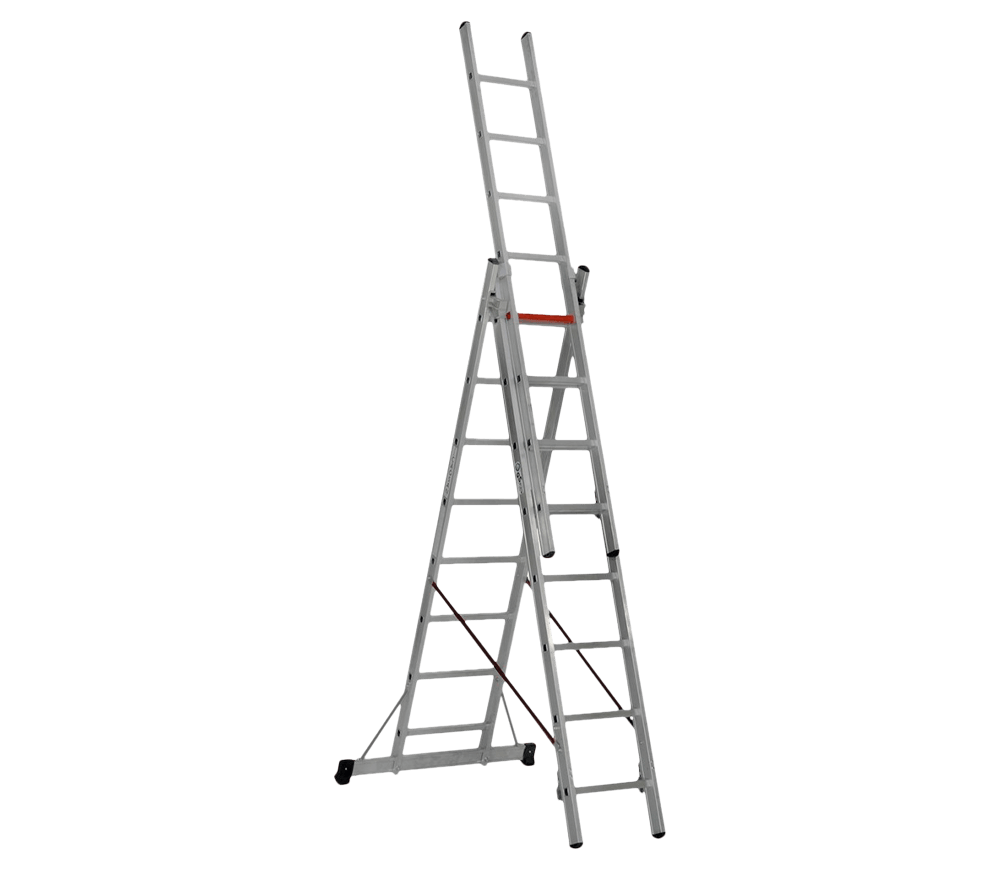 Лестница трехсекционная CAGSAN TS175 5.8m 150kg photo
