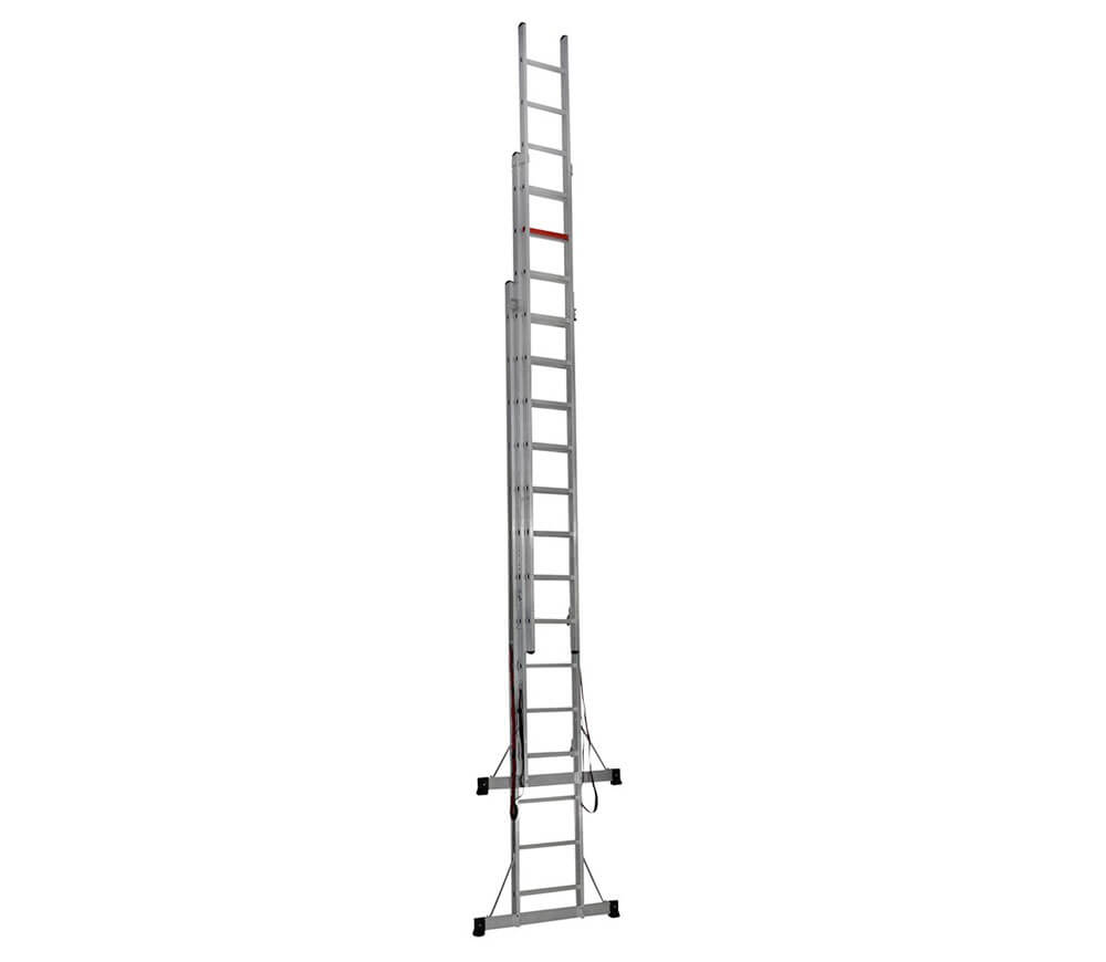 Лестница трехсекционная CAGSAN TS205 8.6m 150kg photo 0