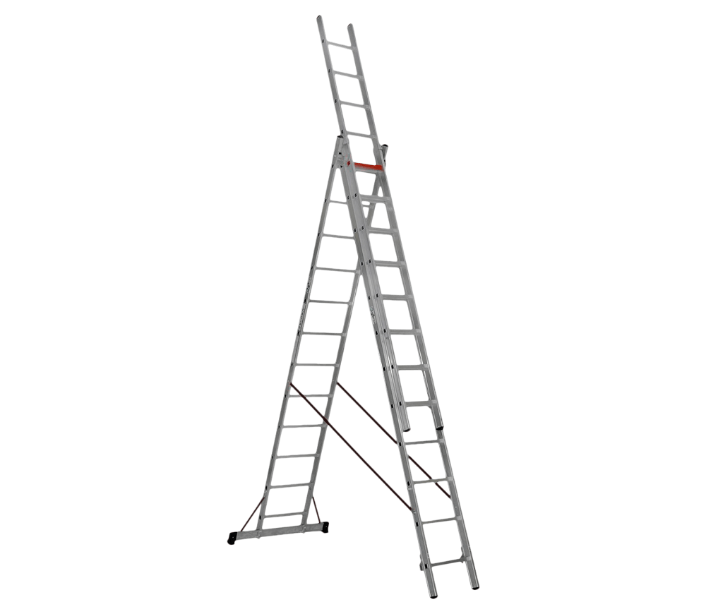 Лестница трехсекционная CAGSAN TS205 8.6m 150kg photo