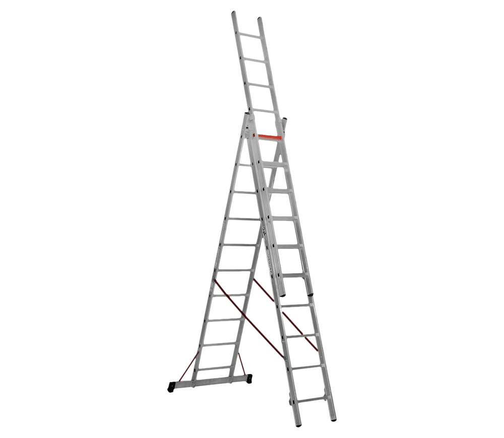 Лестница трехсекционная CAGSAN TS190 7m 150kg photo