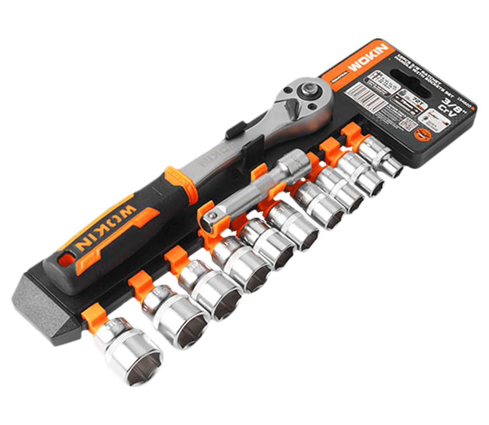Set 12 duze tubulare WOKIN 154820 3/8" 8-19mm photo
