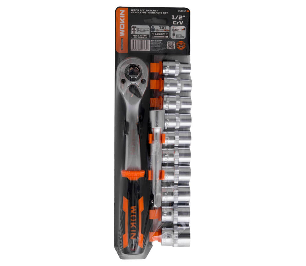 Set 12 duze tubulare WOKIN 154830 1/2" 10-22mm photo 0