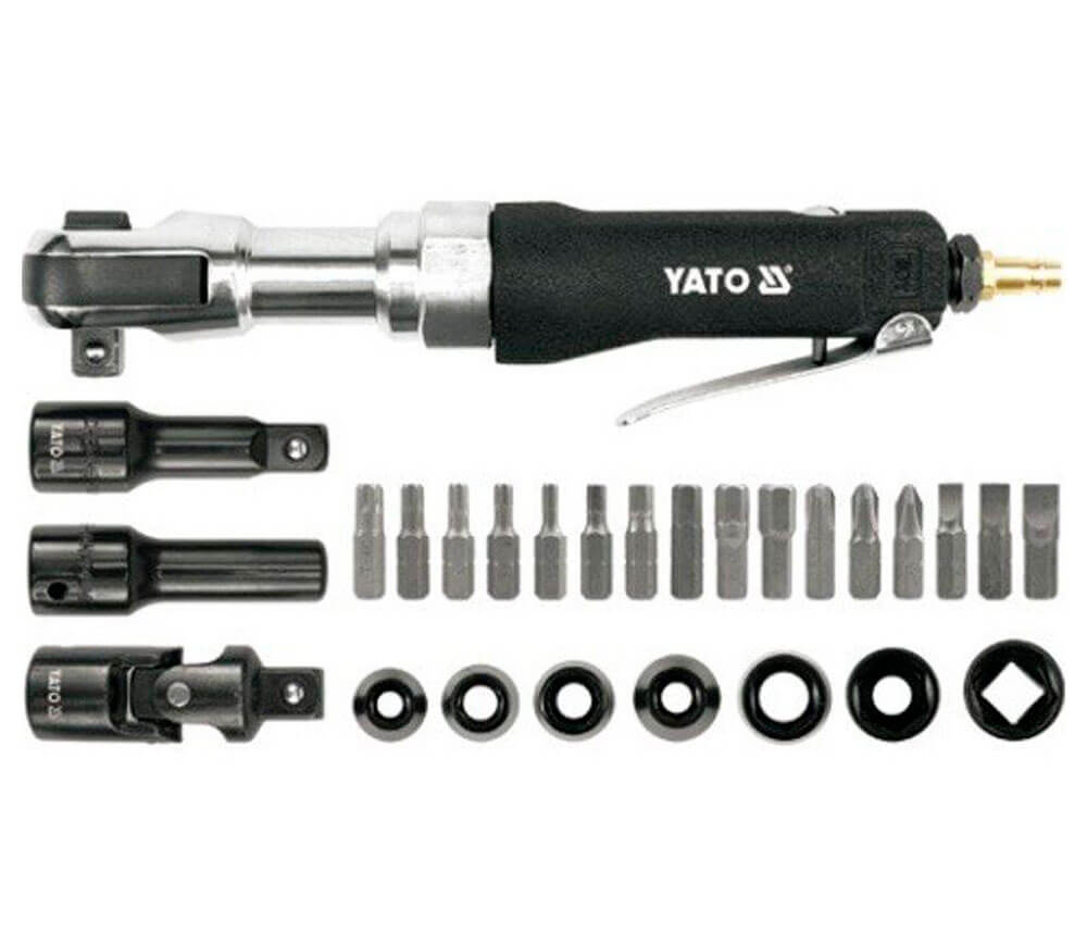 Пневматическая трещотка YATO YT-0982 1/2" 68Нм 160об/мин photo 0