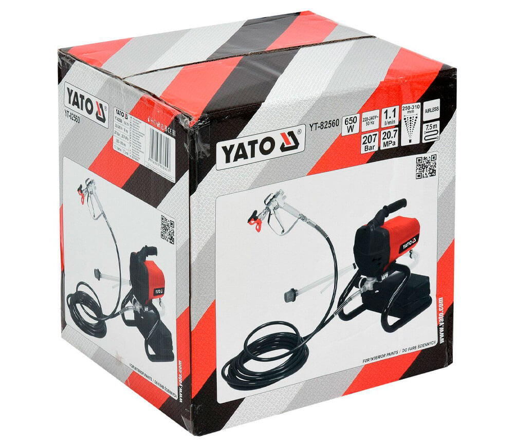 Краскопульт YATO YT82560 650вт 207бар photo 3