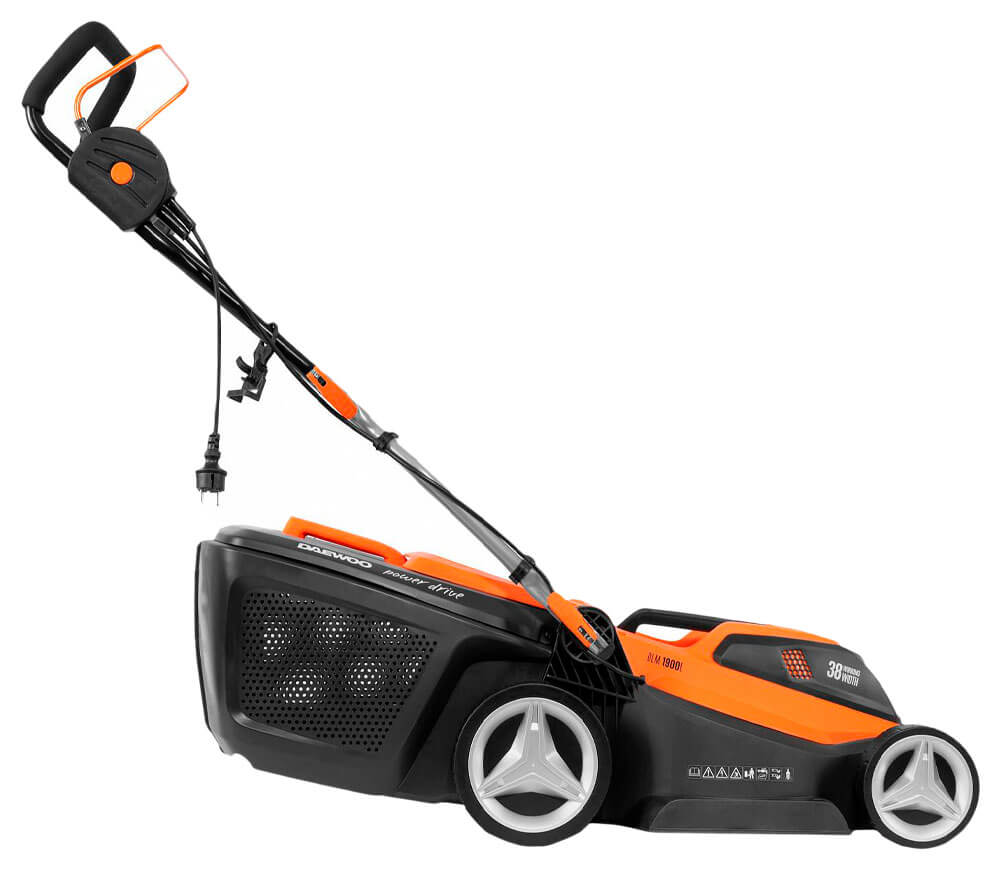 Газонокосилка электрическая DAEWOO DLM 1900E 1600вт 380мм photo 1