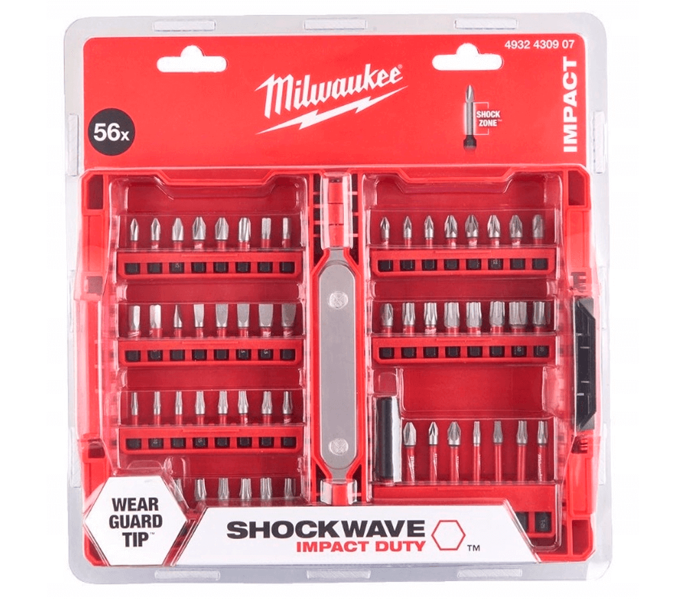 Набор 56 бит MILWAUKEE 4932430907 SL/PH/PZ/Hex/Torx 25-50мм photo 0