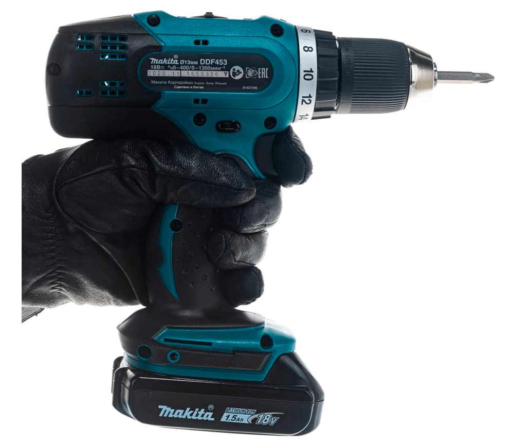 Mașină de înșurubat cu acumulator MAKITA DDF453SYX5 18V 1.5Ah photo 7