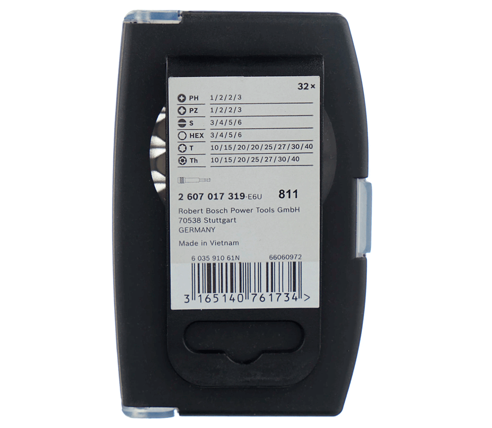 Набор 32 бит BOSCH B2607017319 SL/PH/PZ/Hex/Torx 25мм photo 2