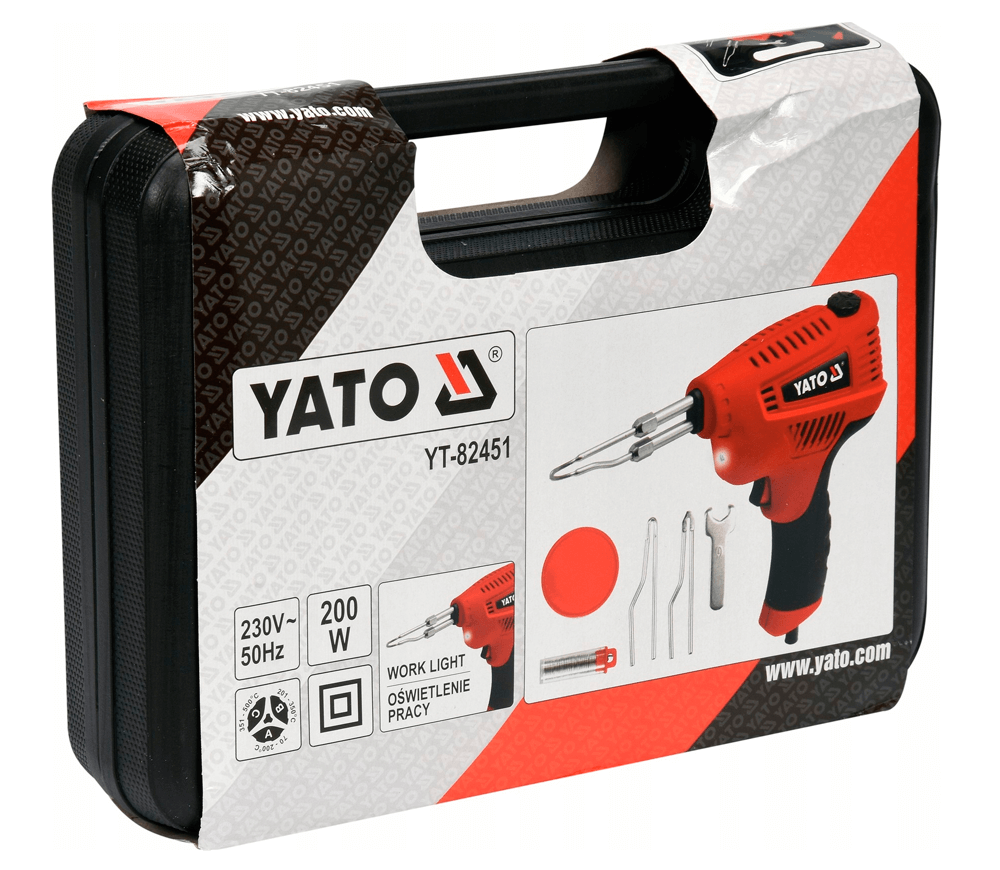 Импульсный паяльник YATO YT82451 200вт 500°C 230 В photo 3
