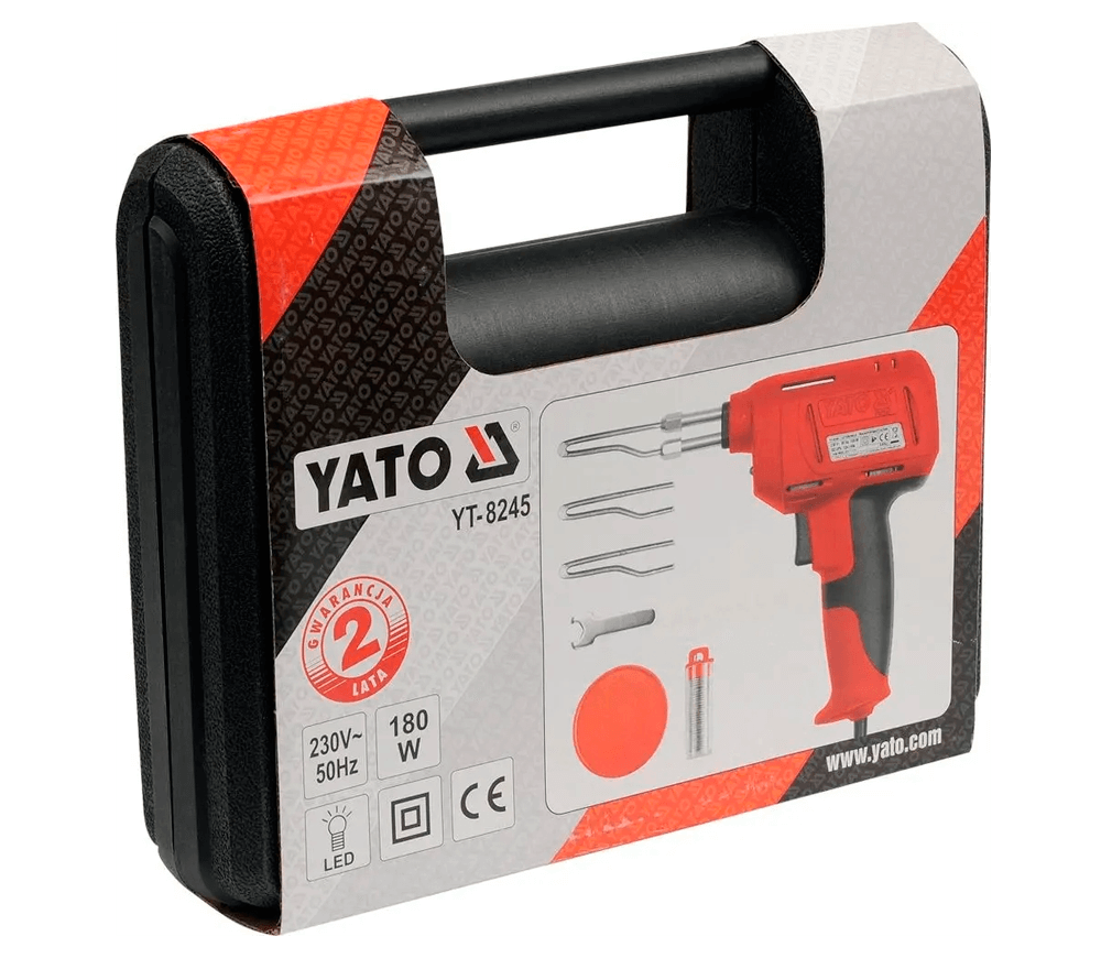 Импульсный паяльник YATO YT8245 180вт 400°C 230 В photo 1