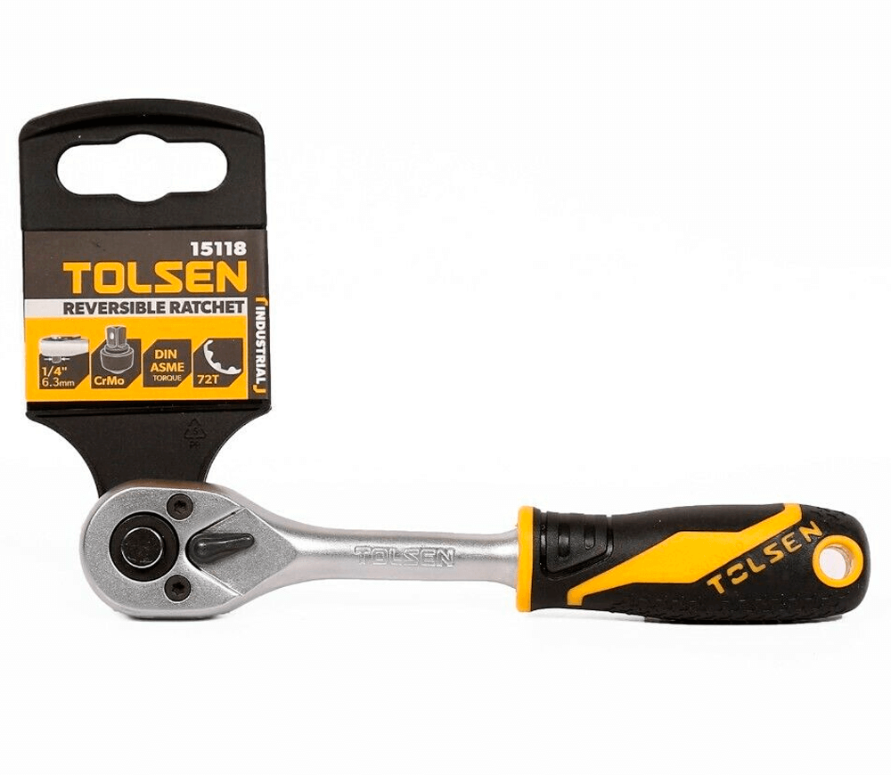 Cheie cu clichet Tolsen 15118 1/4" 155mm photo 1