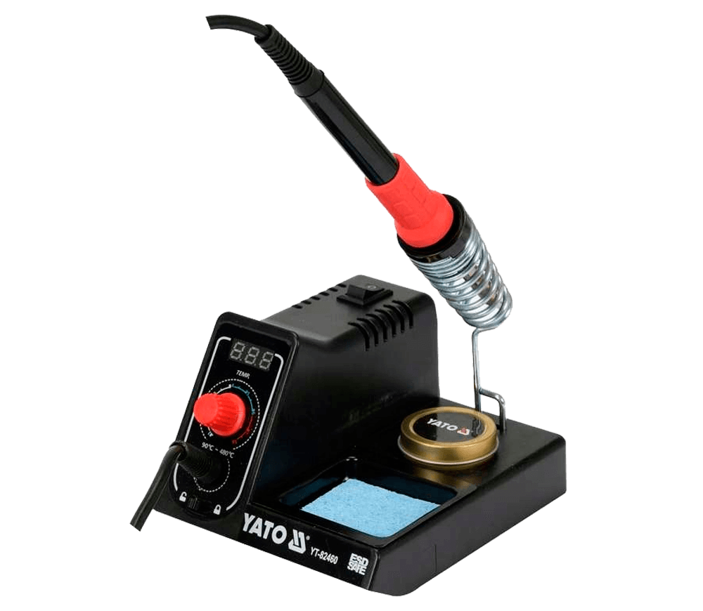 Станция паяльная цифровая антистатическая YATO YT82460 60вт 480°C 220 В photo