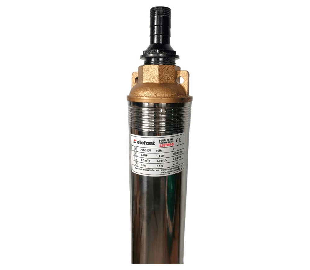 Скважинный насос Elefant 3.5STM2-8 1100вт 2600л/ч photo 0