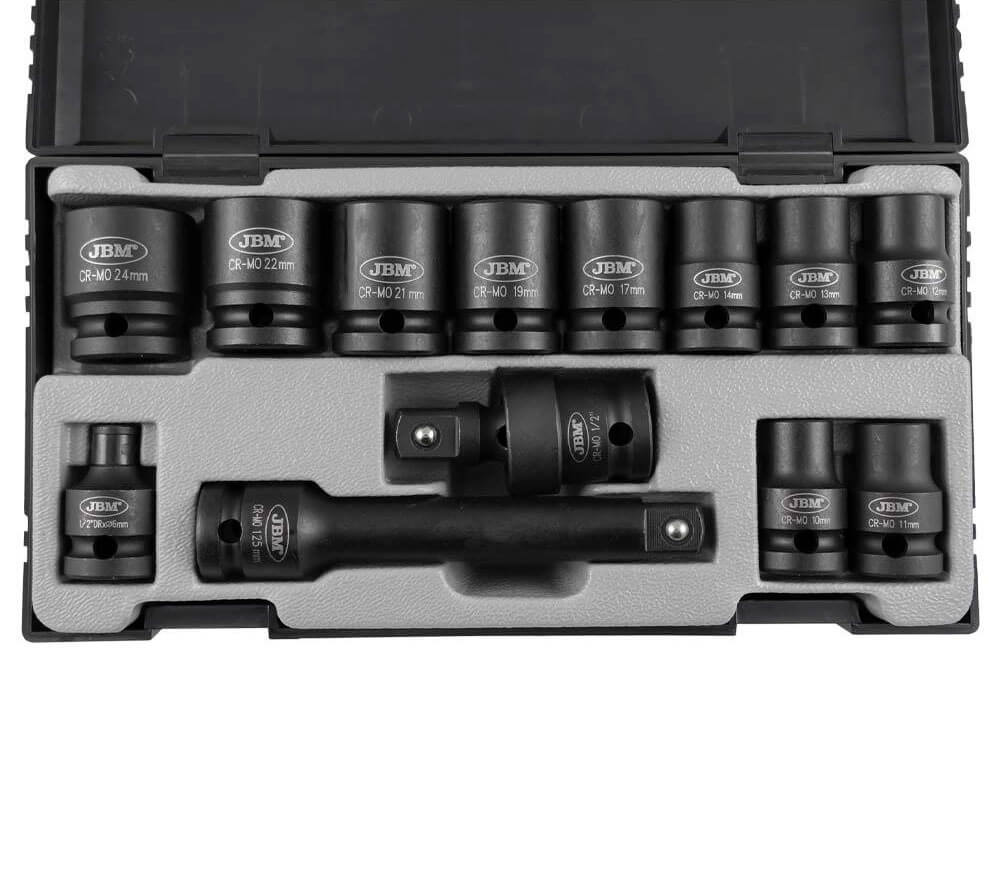 Set 13 duze tubulare de impact JBM 52341 10-24mm photo 1