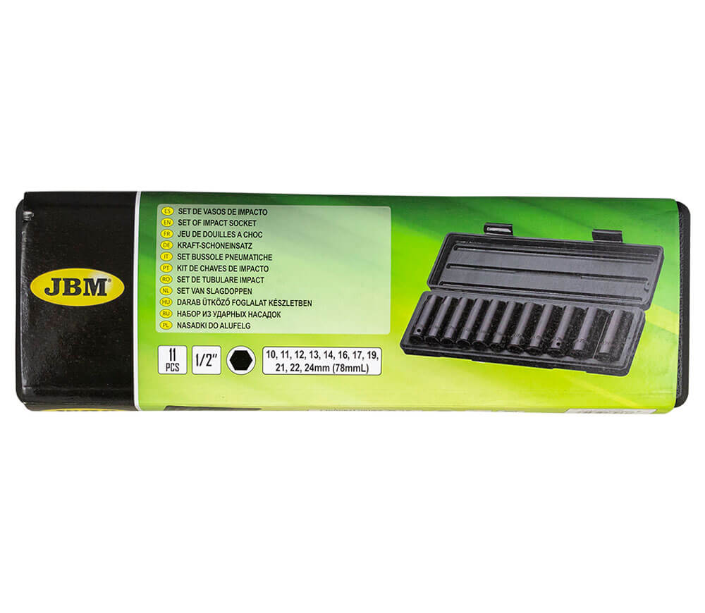 Set 11 duze tubulare de impact JBM 52342 10-24mm photo 3