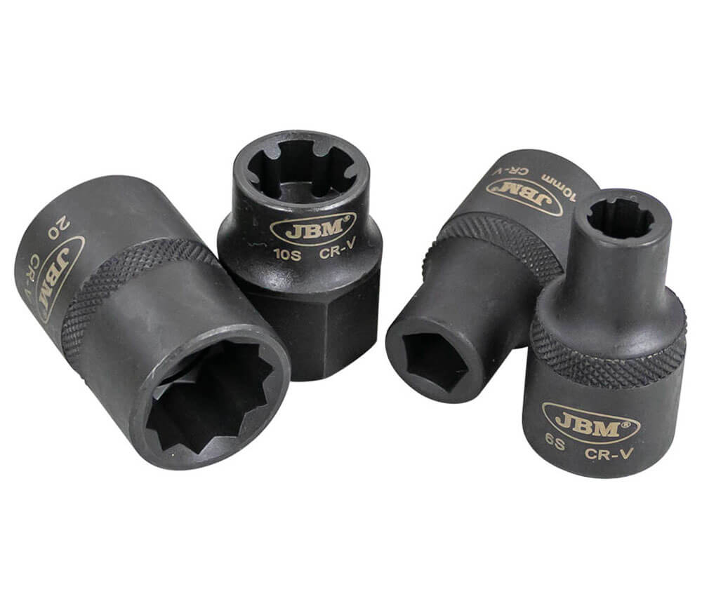 Set 10 duze tubulare de impact Toyota S JBM-53669 1/2" photo 1