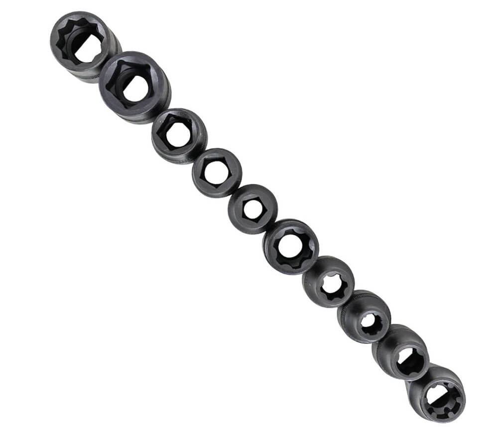 Set 10 duze tubulare de impact Toyota S JBM-53669 1/2" photo 0