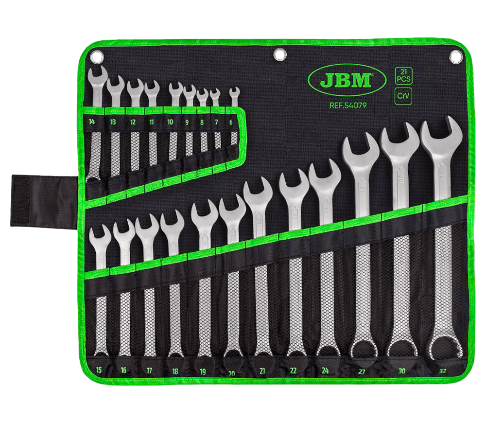 Набор 21 комбинированных ключей JBM 54079 6x32мм photo