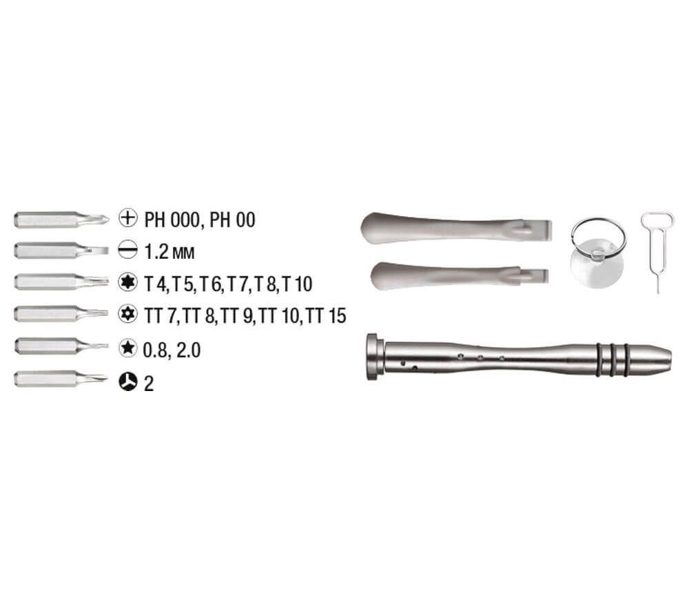 Set șurubelnițe de precizie 17 piese KWB K119490 photo 6