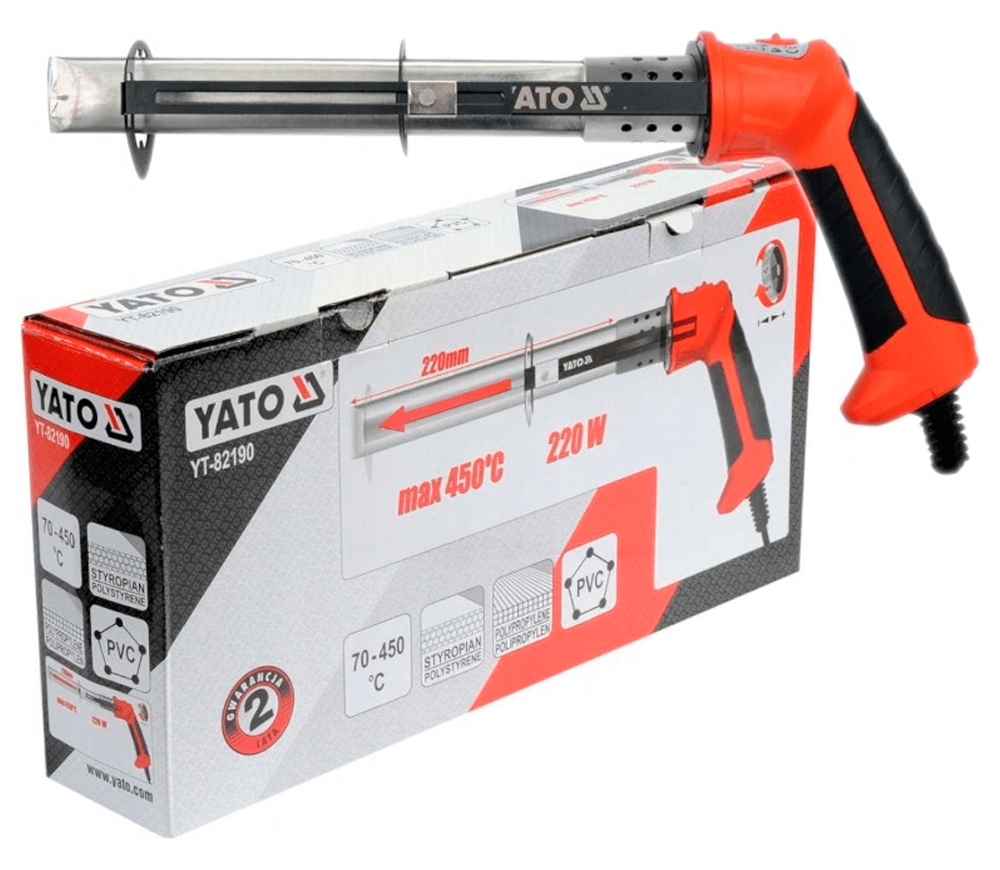 Cuțit termic pentru taiere polistiren YATO YT82190 220w 450°C 220 - 240 V photo 0