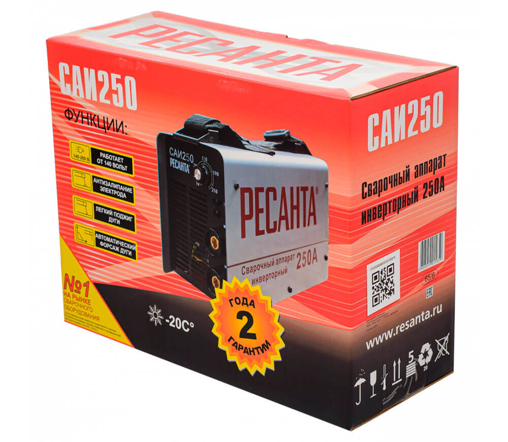 Сварочный аппарат RESANTA САИ-250 250A photo 6