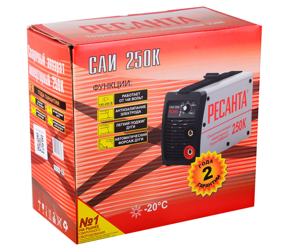 Сварочный аппарат RESANTA САИ-250K 250A photo 5