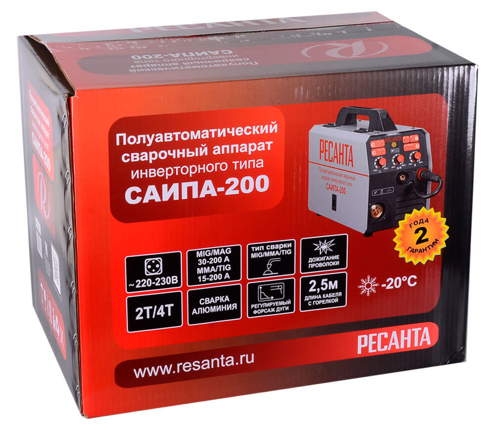 Сварочный аппарат RESANTA САИПА-200 200A photo 7
