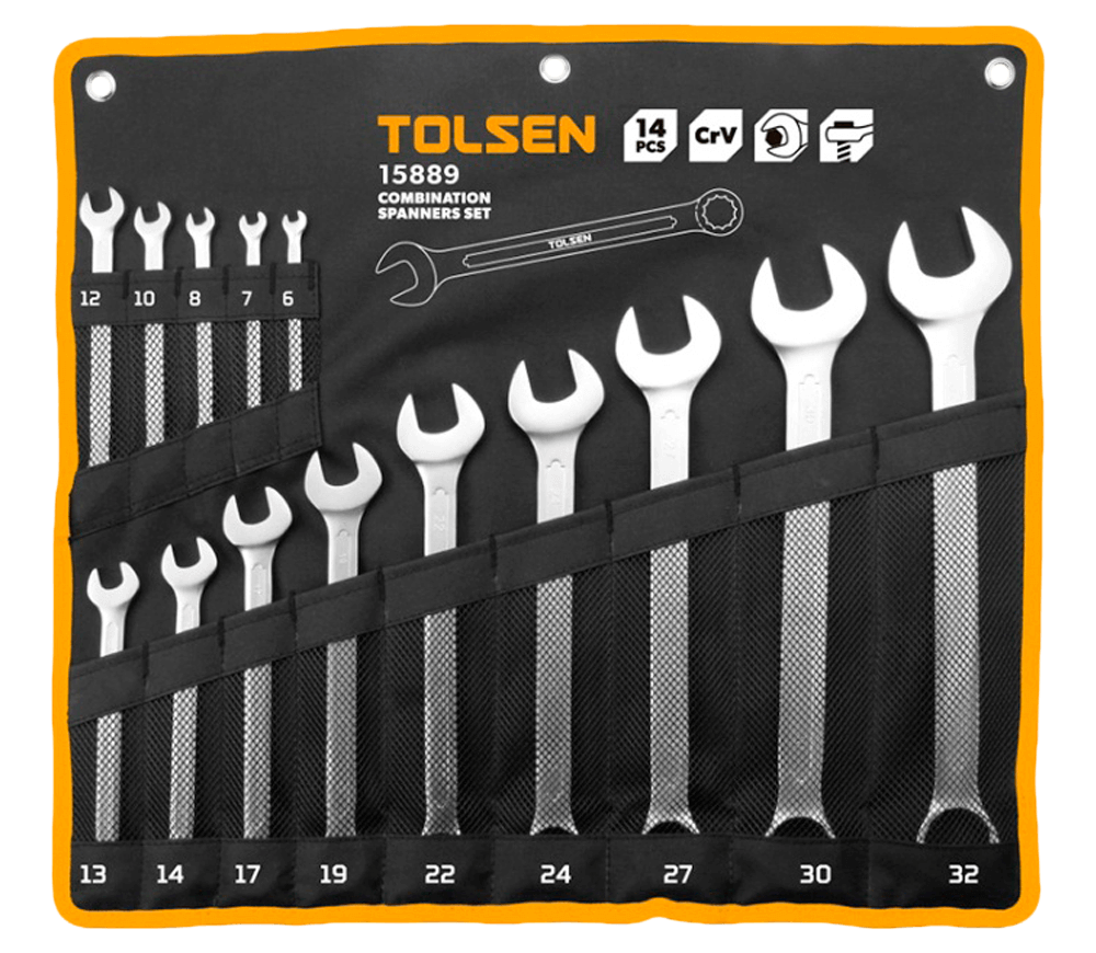 Set 14 chei combinate Tolsen 15889 6x32mm photo