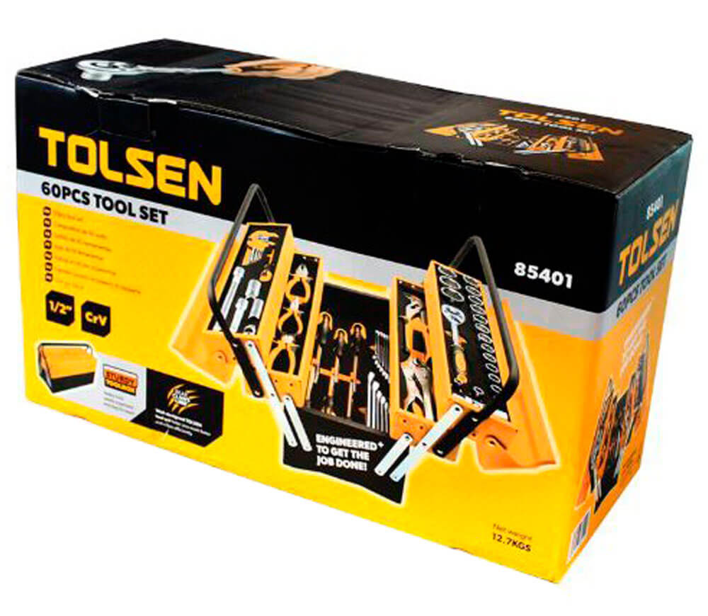 Набор ручных инструментов Tolsen 85401 60шт. photo 5