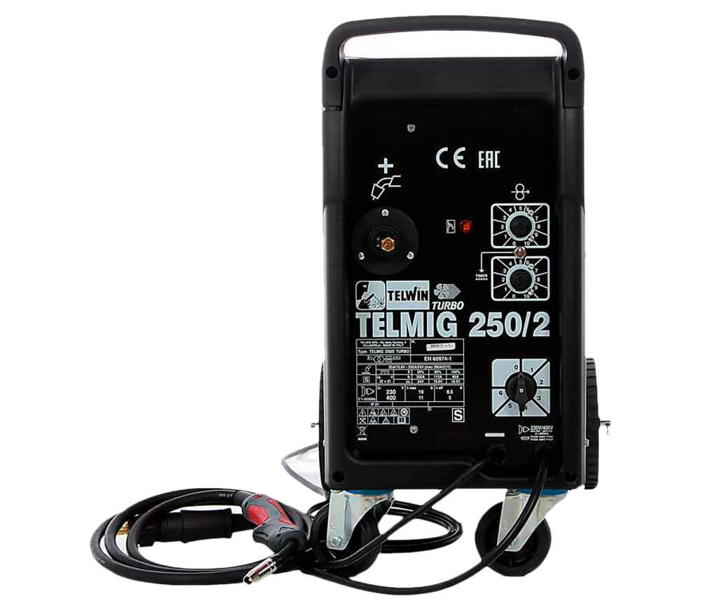 Aparat de sudat TELWIN TELMIG 250/2 TURBO 260A photo 5