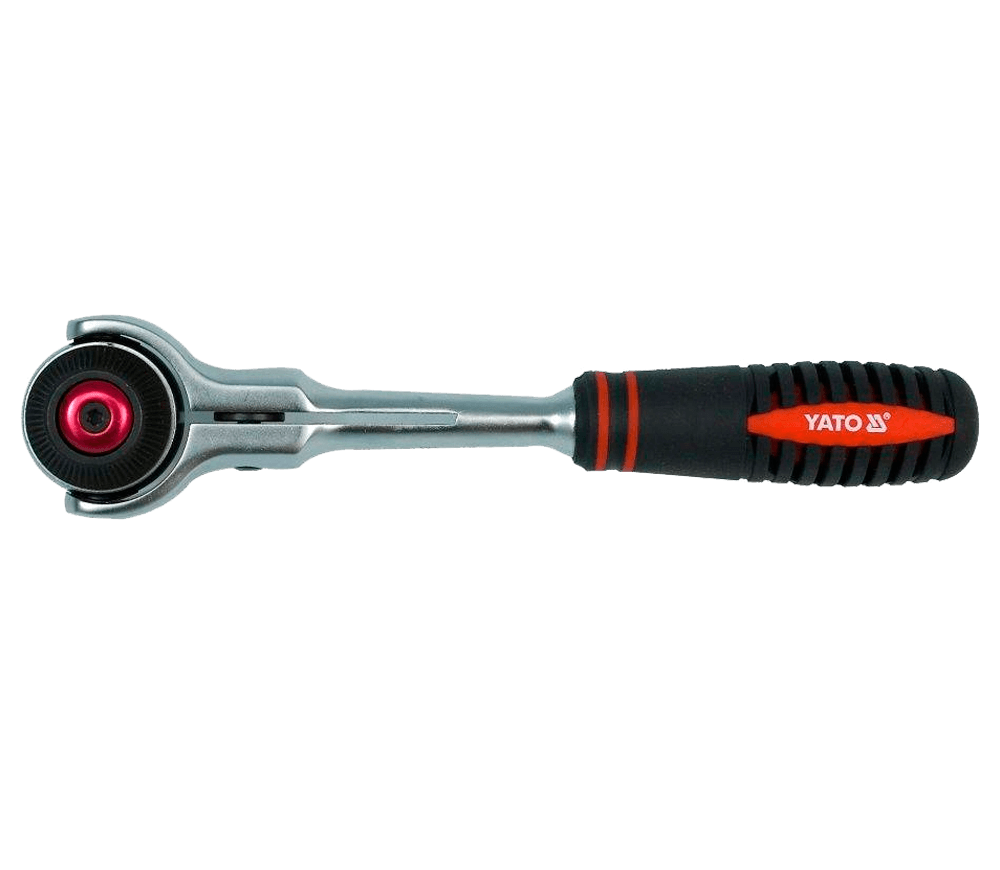 Cheie cu clichet cap rotativ YATO YT0720 1/4" 145mm photo