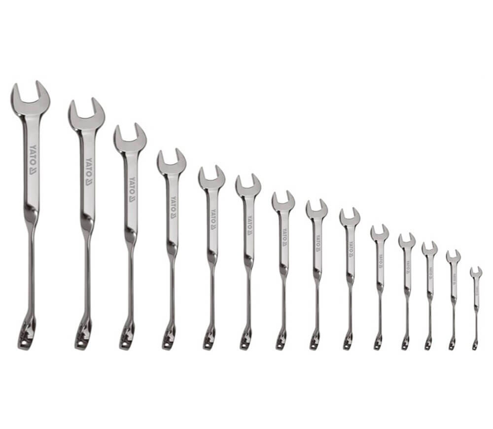 Set 14 chei combinate YATO YT01865 10x32mm photo 0
