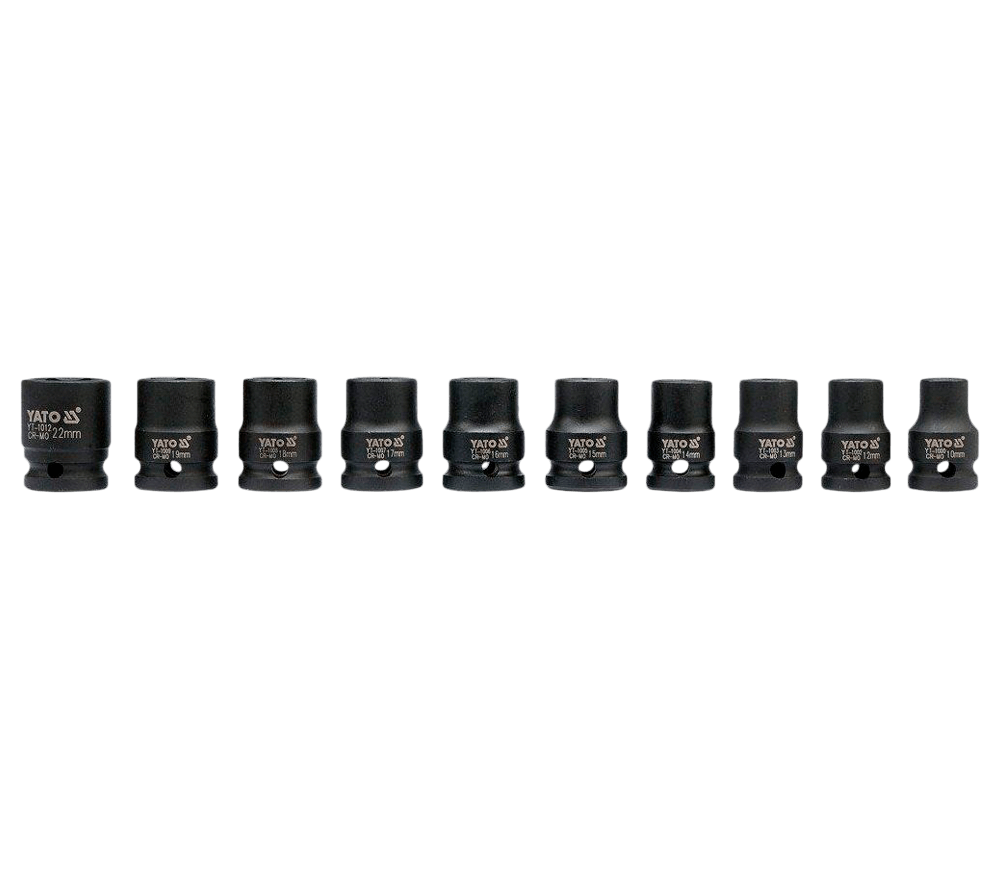 Set 10 duze tubulare de impact YATO YT1025 10-22mm photo