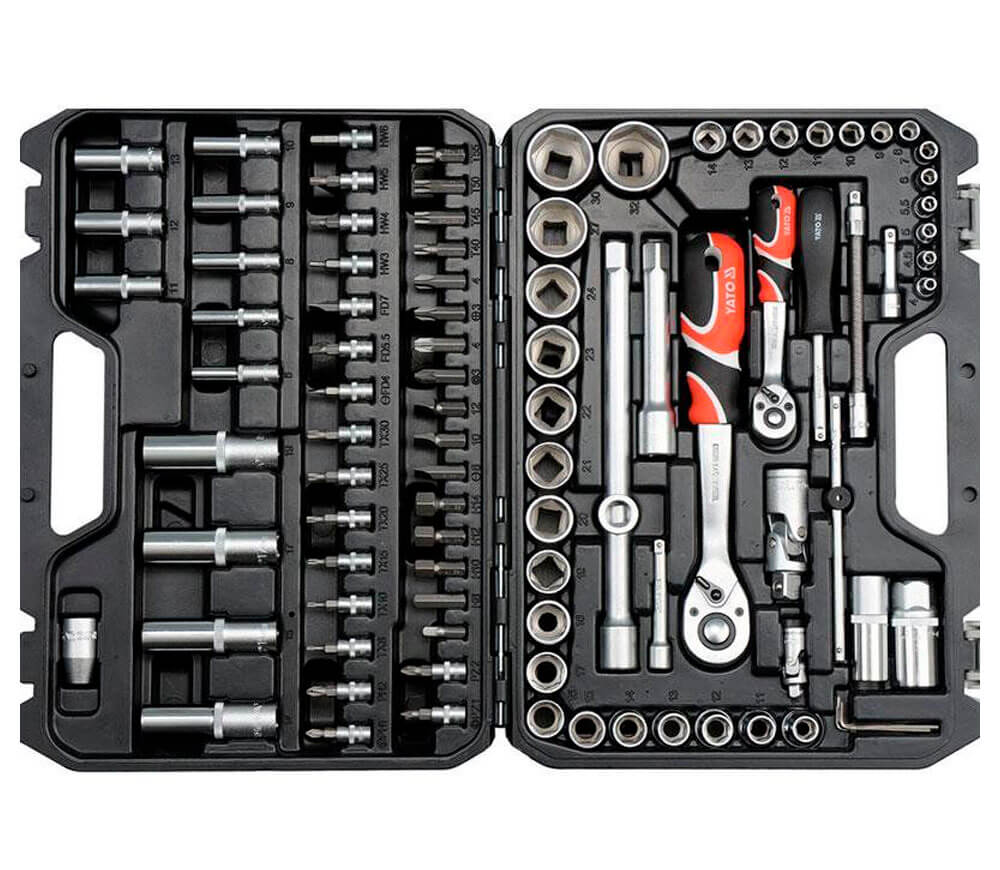 Set 94 duze tubulare și biți YATO YT12681 10-32mm photo 0