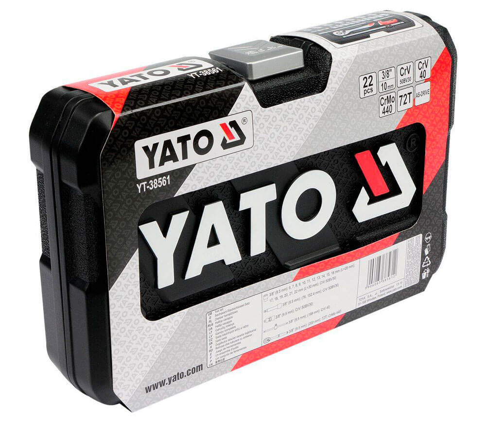Set 22 duze tubulare YATO YT38561 6-22mm photo 1