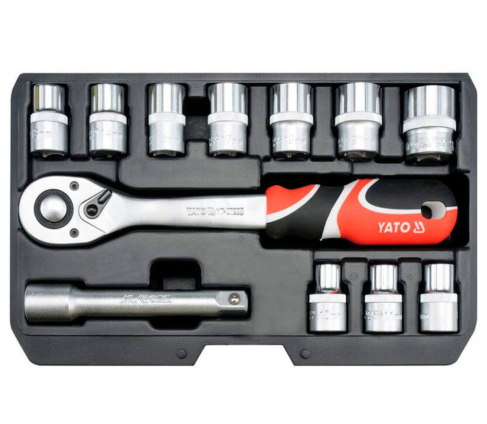 Set 12 duze tubulare YATO YT38671 10-24mm photo 0